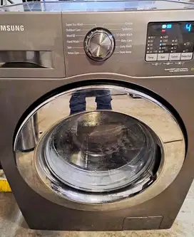 Dryer Washer Samsung Ecobubble Front Load Laundry Pengering Otomatis
