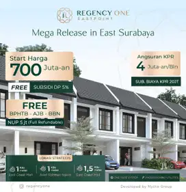 Launching Harga Perdana Rumah Di Regency One Eastpoint Surabaya