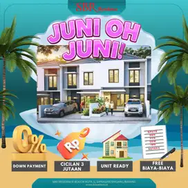 Rumah 2 lantai Dp 0% dekat Yasmin dan stasiun bogor