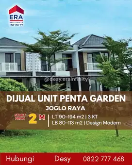 Dijual Unit Eksklusif Penta Garden Joglo Jakarta Barat