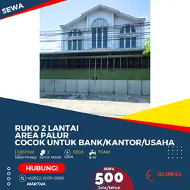 Ruko Palur Cocok Untuk Bank/Kantor/Usaha