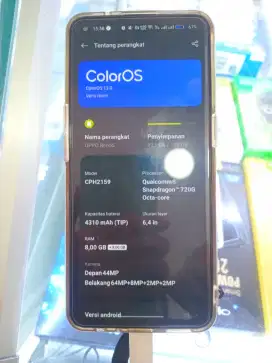 OPPO RENO 5 RAM 8/128