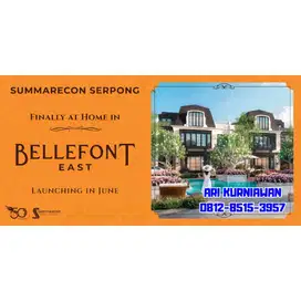 Cluster Bellefont at Summarecon Serpong Samping Springs Club Only 4m