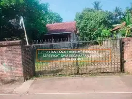 DI JUAL TANAH DARAT MURAH SUDAH PAGAR SEKELILING DI DESA COGREG PARUNG
