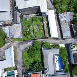 Jual Tanah Luas 140m² di Jl Krisnantara Canggu Invest Strategis area