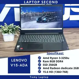 LENOVO V15 RYZEN 3 3250U AMD RADEON 2GB RAM 8GB SSD 256GB LAYAR 15.6