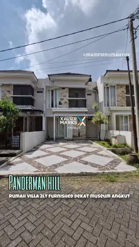 Villa Modern 2 lantai dekat Museum Angkut di Panderman Hills Batu