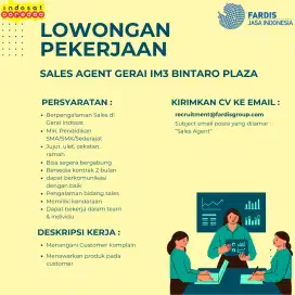 Sales agent indosat