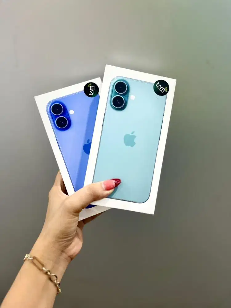 iphone 16plus 128gb new box free perlindungan tecprotec