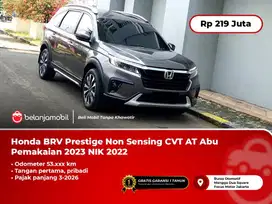 [PAJAK PANJANG] Honda BR-VPrestige Non Sensing CVT AT Abu 2022/2023