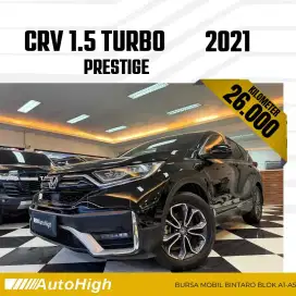 DP10% [Km26.000] CRV Turbo Prestige 2021 Black Reg 2022 #AUTOHIGH