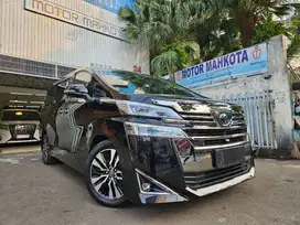 Antik hitam anggur Toyota Vellfire 2.5 G atpm TSS 2021 nik 2020 bagus