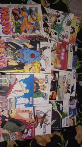 dijual buku Naruto vol 1-100 di mahar aja kondisi masih baru
