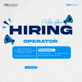 OPERATOR CUCI MOTOR & MOBIL