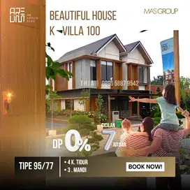 Rumah 2 lantai, 4 kamar, DP 0%