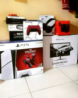 Paket PS5 SLIM DISC+MONITOR HDR 20 inch 100Hz (FHD) original fullset