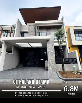 RUMAH BARU GRESS CLUSTER FAVORITE CITRALAND UTAMA  DIJUAL