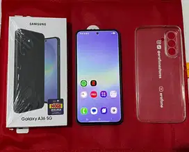 DIJUAL SAMSUNG A36 5G 8/256 GRAPHYTE MULUS NO MINUS