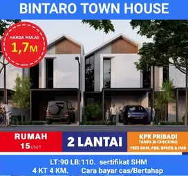 Cluster pinggir jalan utama Bintaro sektor 4