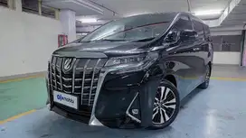 Pajak Panjang TDP 35JT Toyota Alphard 2.5 G Bensin-AT 2018 Hitam