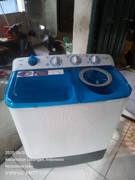 Mesin cuci merek SANKEN 8kg normal Joss tinggal pake bosku