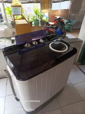 Mesin cuci merek DENPO 8kg normal Joss tinggal pake bosku..