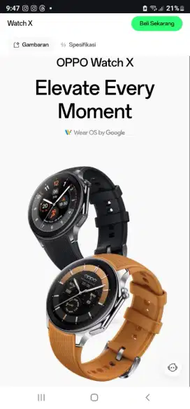 OPPO Watch X Mars Brown – Baru, Masih Segel
