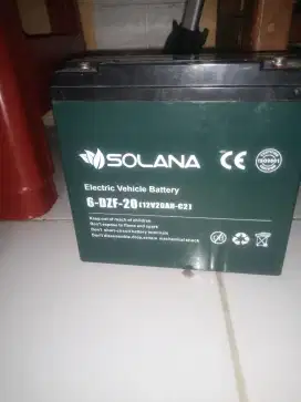 Aki sepedah listrik solanan