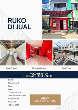 Jual Cepat Ruko Legenda Wisata 2lantai siap pakai