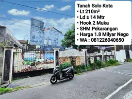 Jual Tanah Solo Kota AreA Solo Kota Dekat Solo grand Mall, Paragon