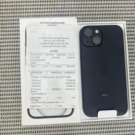 IPHONE 15 128 IBOX HITAM NEW GARANSI 1 TAHUN TT