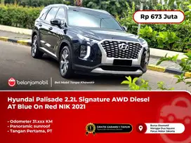 [ PANORAMIC ] Hyundai Palisade 2.2L Signature AWD AT Blue 2021/2022