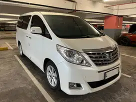 Toyota Alphard 2013 LOW KM 2.4G ATPM Putih