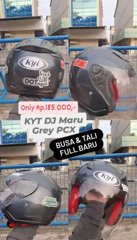 KYT DJ Maru Grey PCX