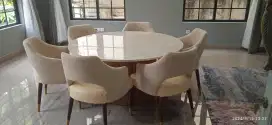 Top meja mermer ruang tamu