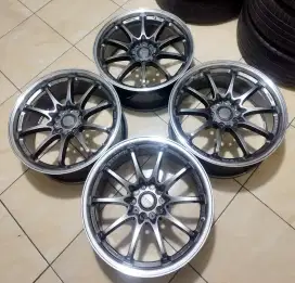 Velg ring 18 Volkrays ce28 lebar 8,5 rata et35 pcd 5x114 pnp 5x112