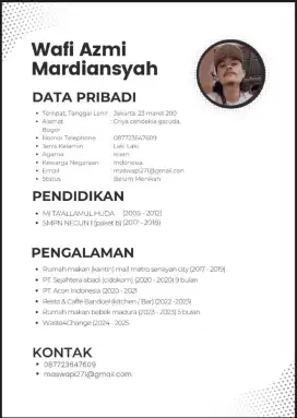 Cari kerjaan dengan niat