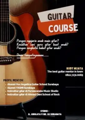 Les privat gitar