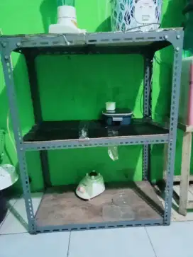 Rak siku besi tinggi 1 meter