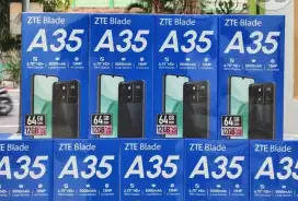 Obfal Mufah New Zte A35 ram 4+8/64 grs resmi, bs kredit/bs TT