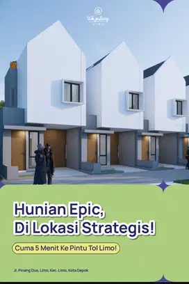 Rumah 2Lantai Harga Terjangkau Dekat Toll Limo dan Dekat Jaksel
