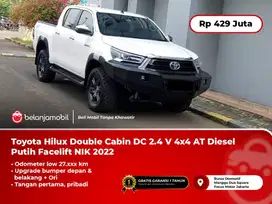 Toyota Hilux Double Cabin 2.4 V 4x4 AT Diesel Putih Facelift [LOW KM]