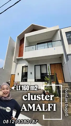 Dijual rumah estetik siap huni design Scandinavian di gading serpong