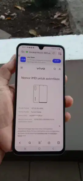 Vivo. V21.  5G. Hp cas.  8+4/128. Mnus tombol folume keras atas bawah