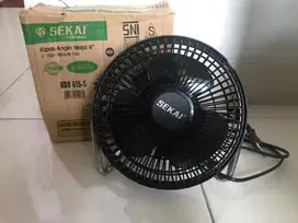 Kipas angin sekai meja 6”