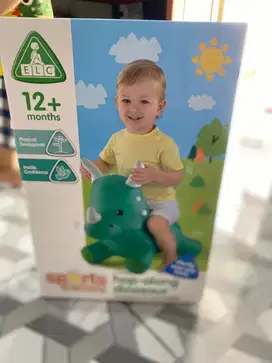 ELC Hop along dinosaurus,mainan Karet bisa dinaikin anak2