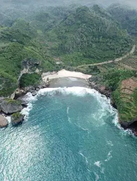 Tanah luas strategis pinggir pantai Gunung Kidul Yogyakarta