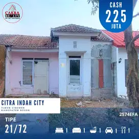 Dijual rumah dicitra indah city bogor bangunan rumah siap poles