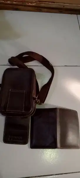Tas Fossil Dan Dompet Kulit