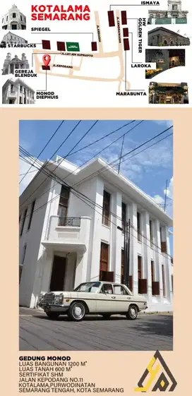 Dijual Gedung megah Lokasi Semarang, Luas 600m BU!
